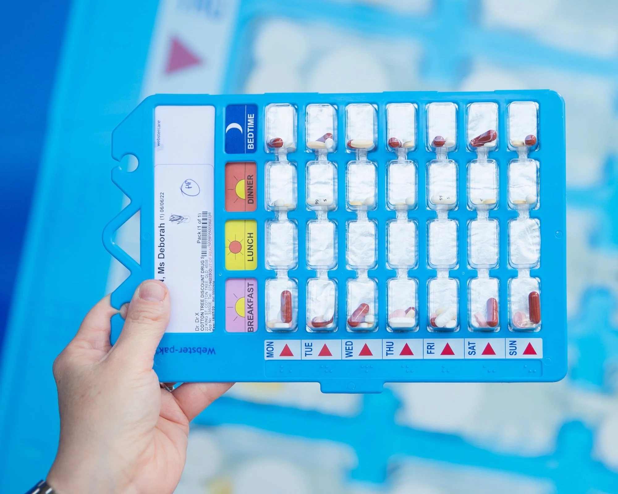 Webster Packs — Cotton Tree Discount Pharmacy