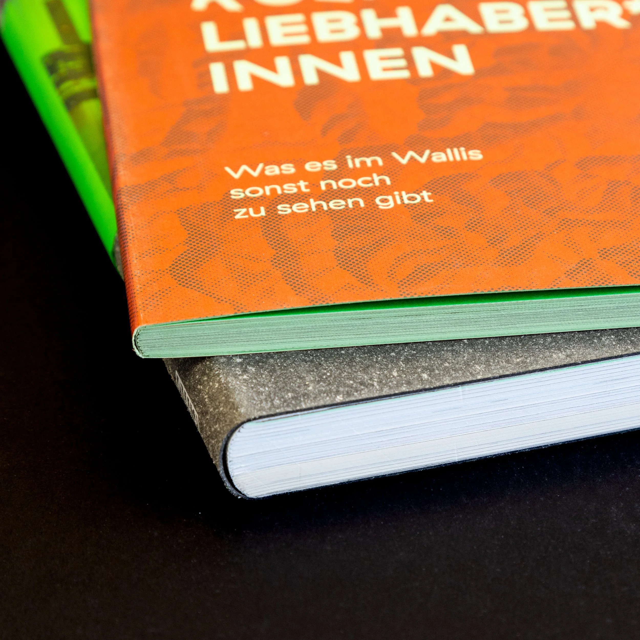 Freirückenbroschur vollflächig mit Vorsatz