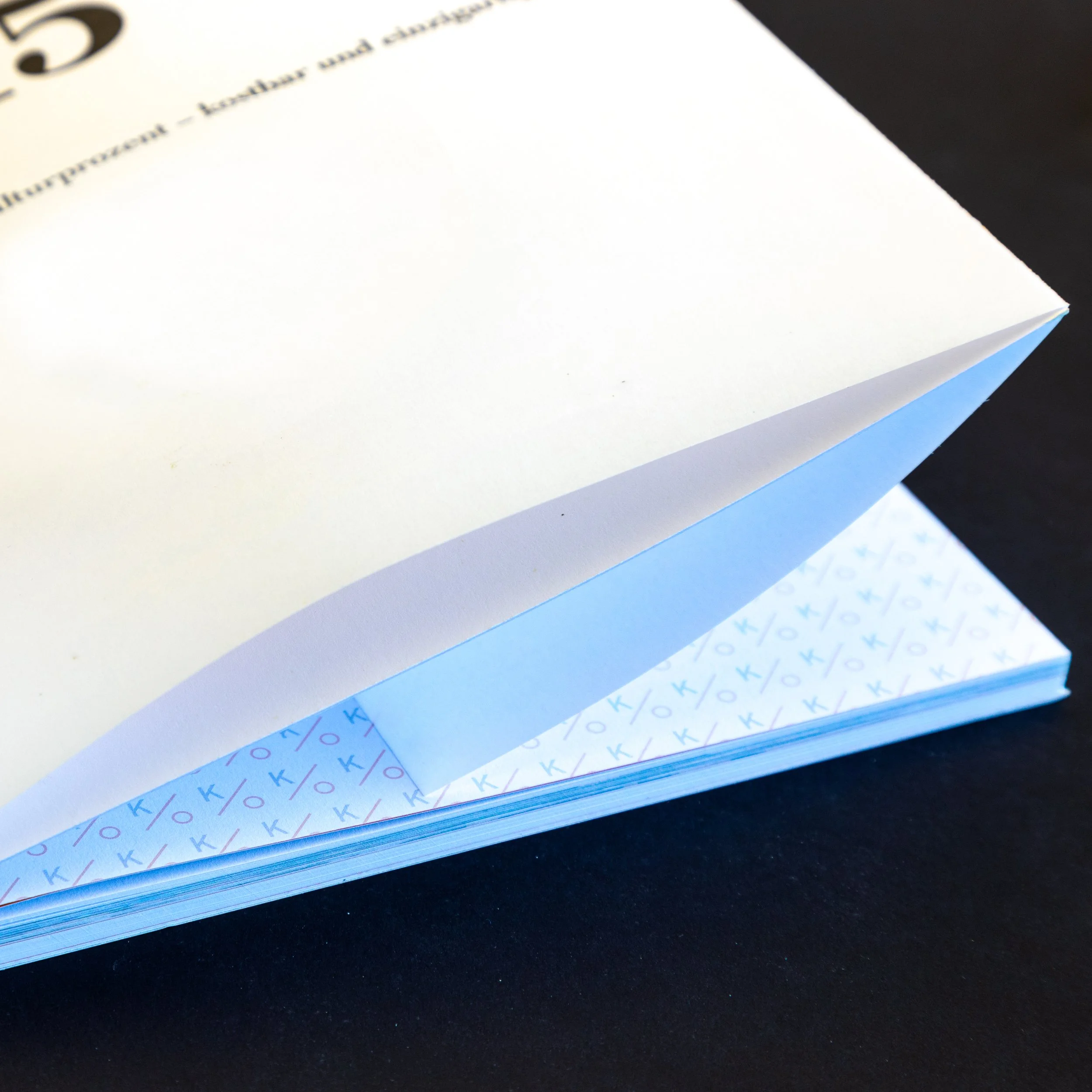 Englische Broschur (Schutzumschlag)