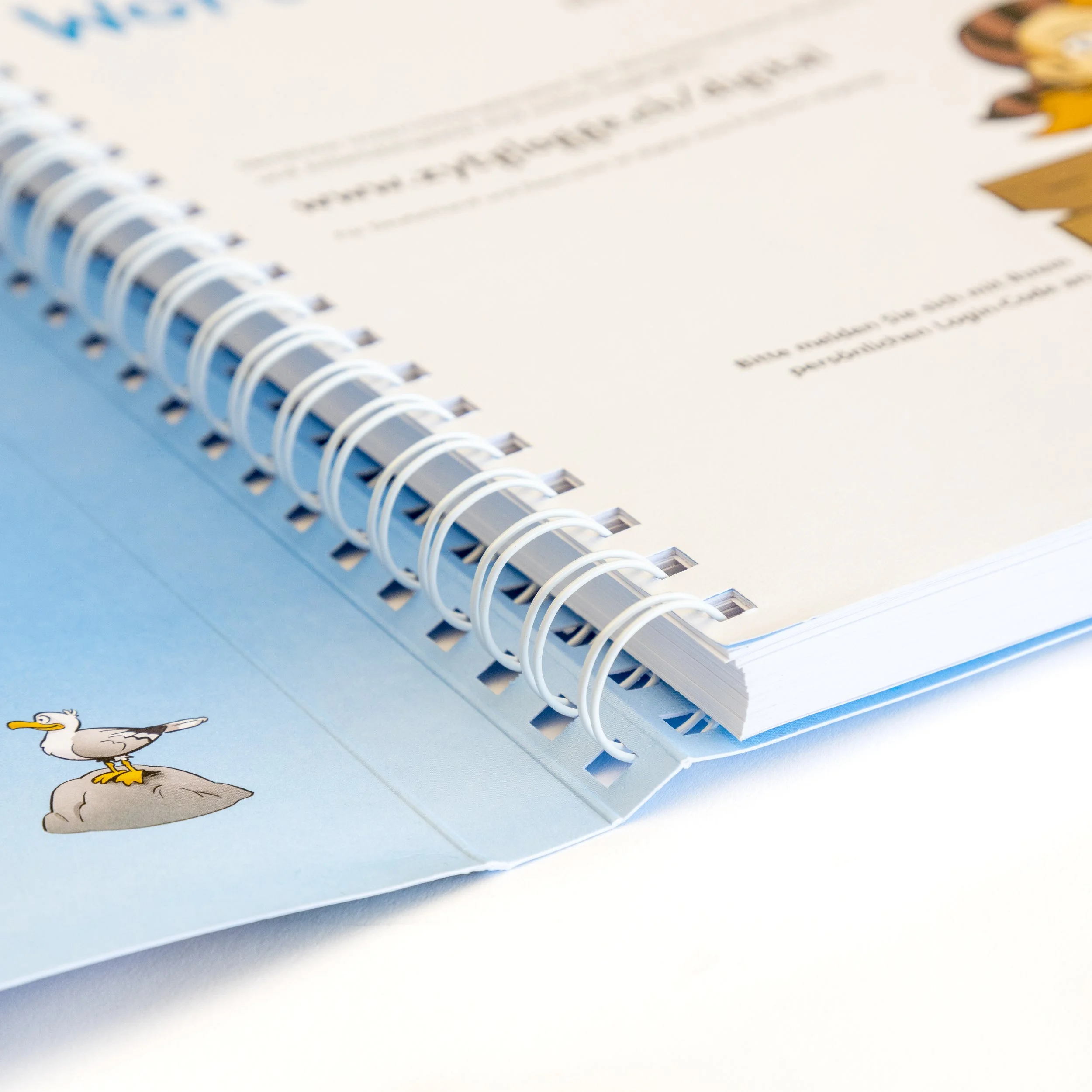 Mit integriertem Umschlag