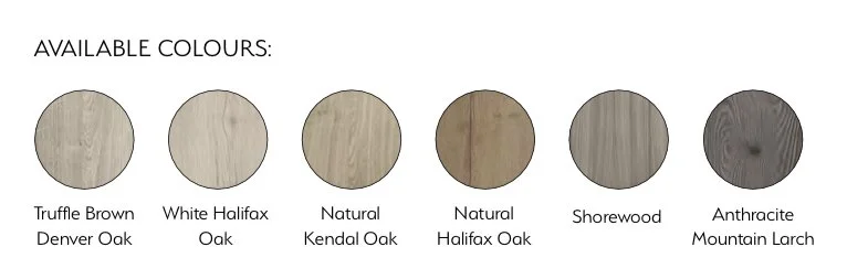 6 Door colours to choose from