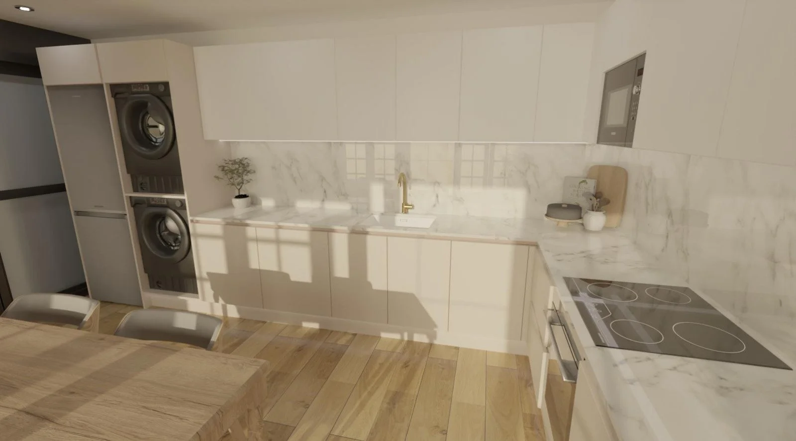 City Centre Apartment Kitchens