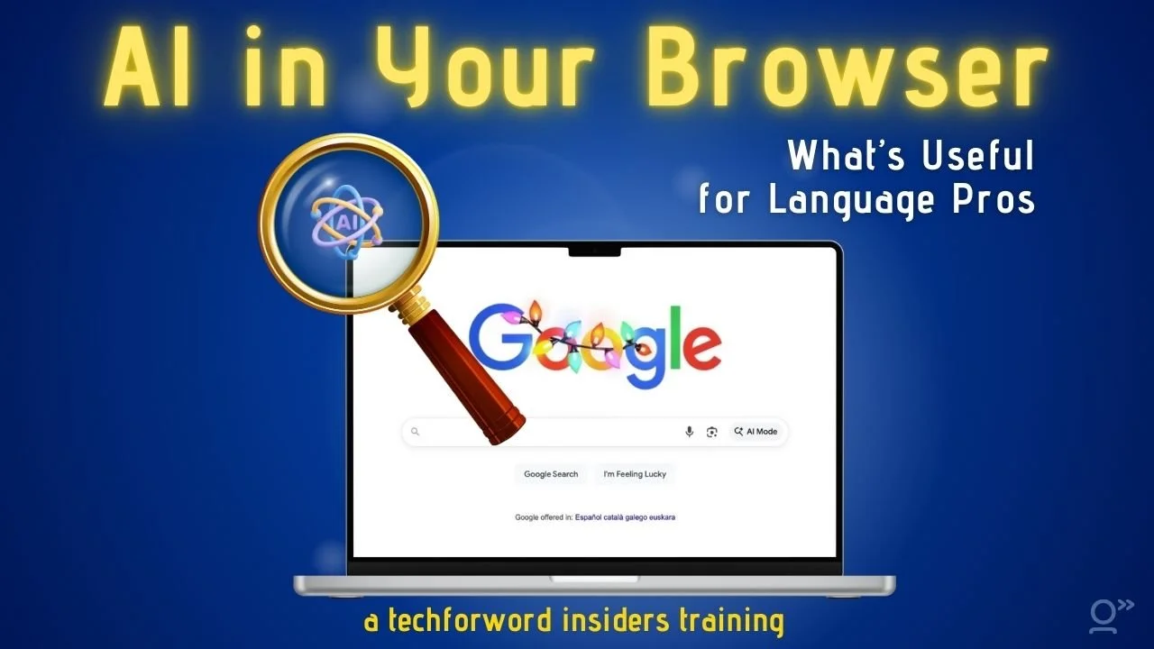 AI in Your Browser: What’s Useful for Language Pros 🤓 and What’s Not (77:43)