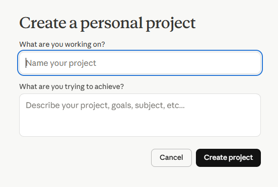 Creating a Claude Project to organise files and streamline AI workflows