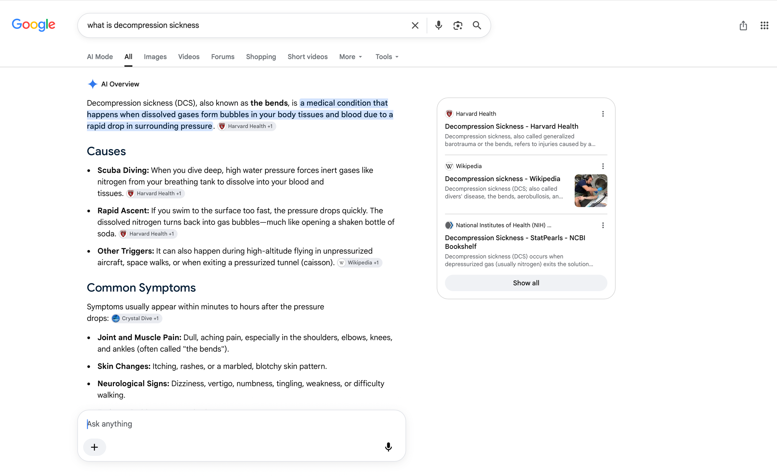 synthesizing information from multiple websites