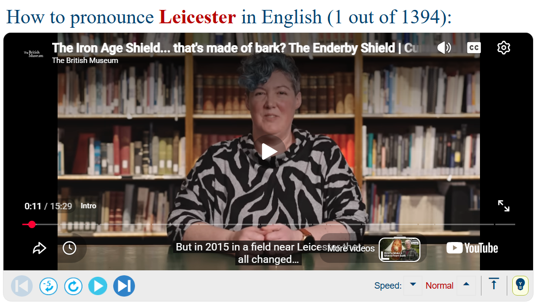 YouGlish real-world pronunciation examples in context
