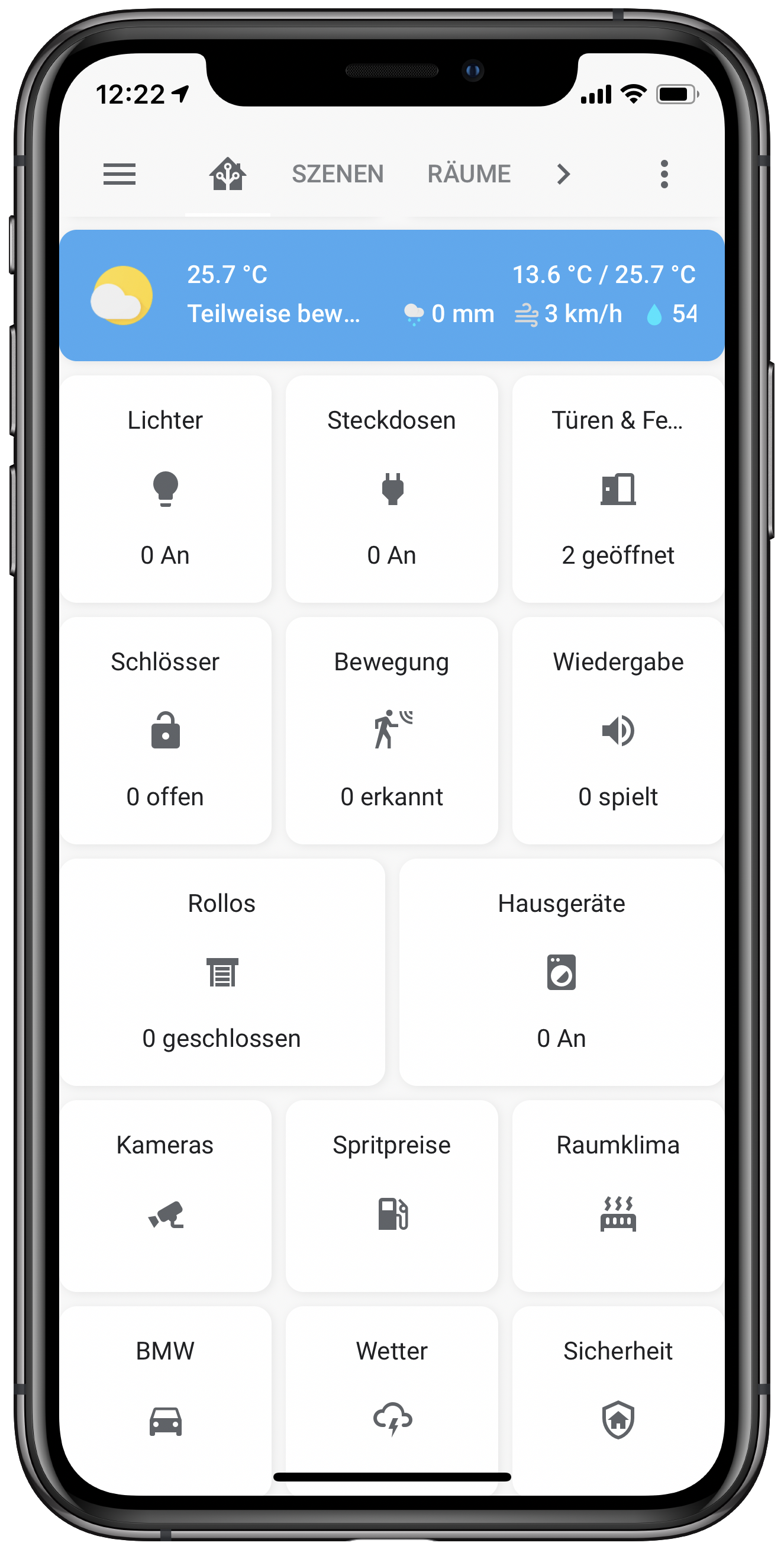 iPhone 11 Pro Home Assistant Oberfläche.png