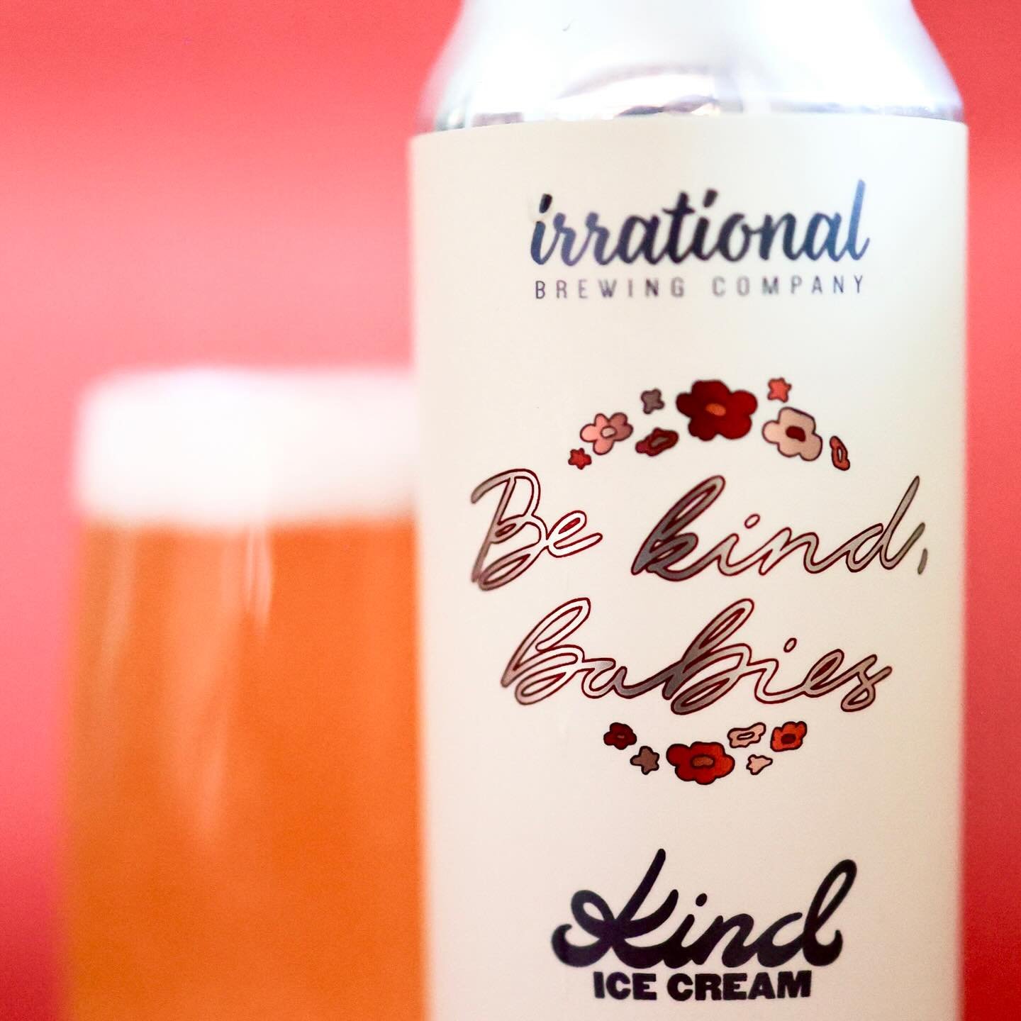 What a collab! As part of Wyrd Beer Month, we worked with our pals at @irrationalbrewing to create Be Kind, Babies, a Tropical Ice Cream IPA made mango pulp, vanilla, and our from-scratch ice cream base (egg yolks and all!). Grab it at Irrational Bre