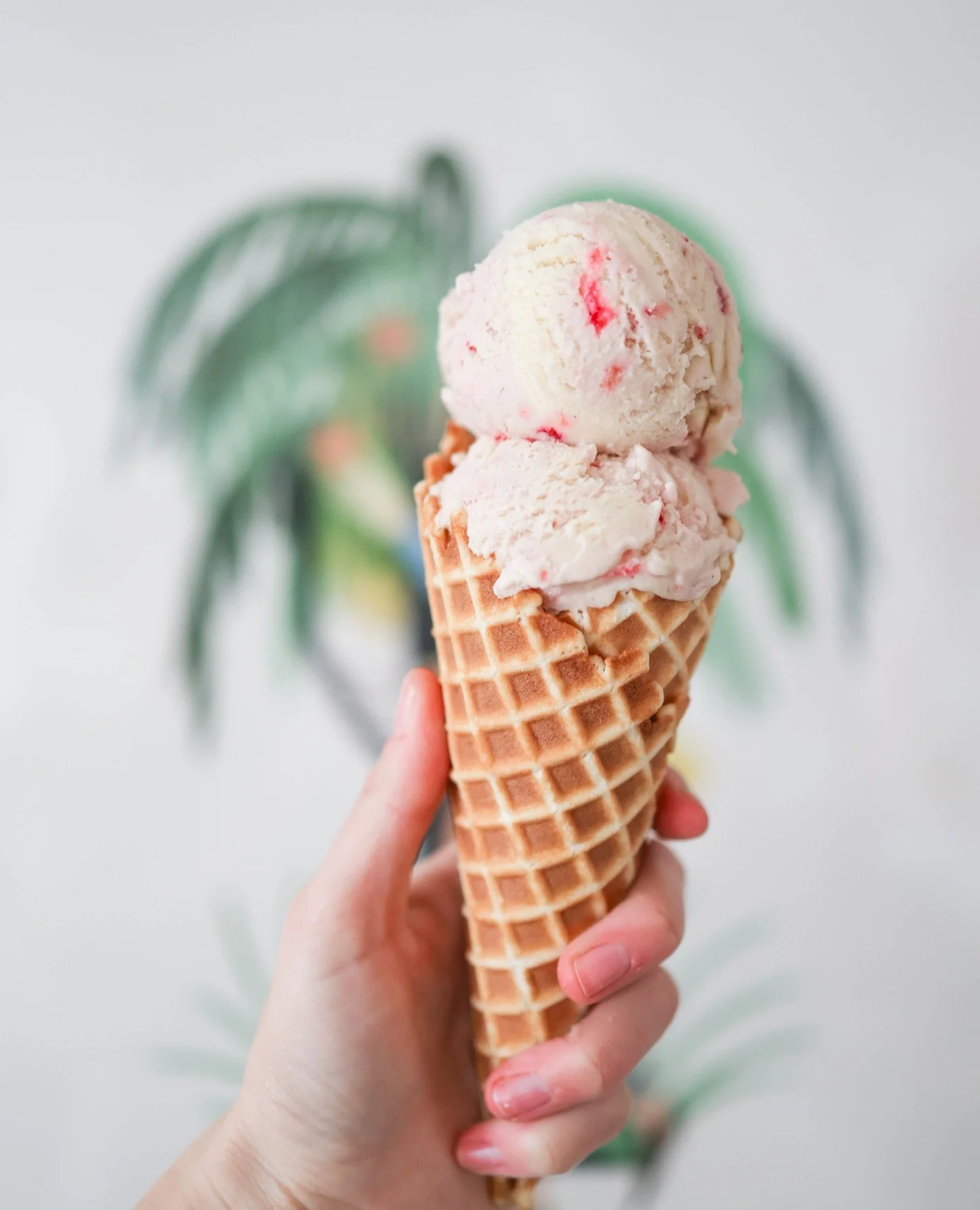 Lovefest is back, because we're hopeless romantics. And because it's delish. We make it by jamming up ripe raspberries, swirling them into our sweet cream ice cream, and topping it all off with the addition of lots of white chocolate flakes. It's her