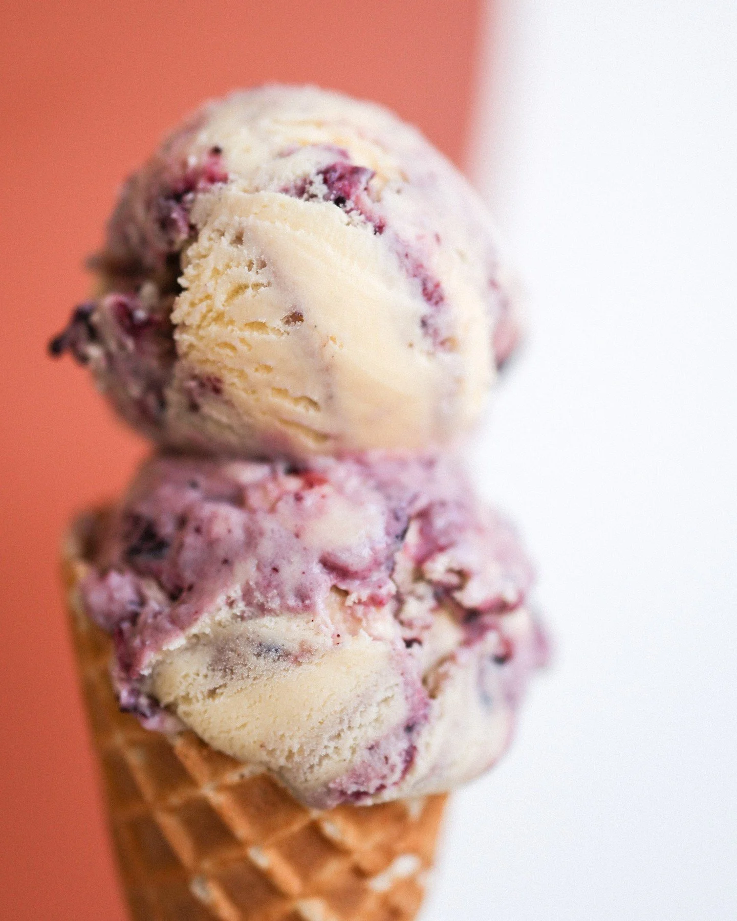 BERRY PANNA COTTA is back for April. Fresh cream and lots of berries - Saskatoons, haskaps, strawberries and blueberries - make this flavour pretty hard to forget. 🍓