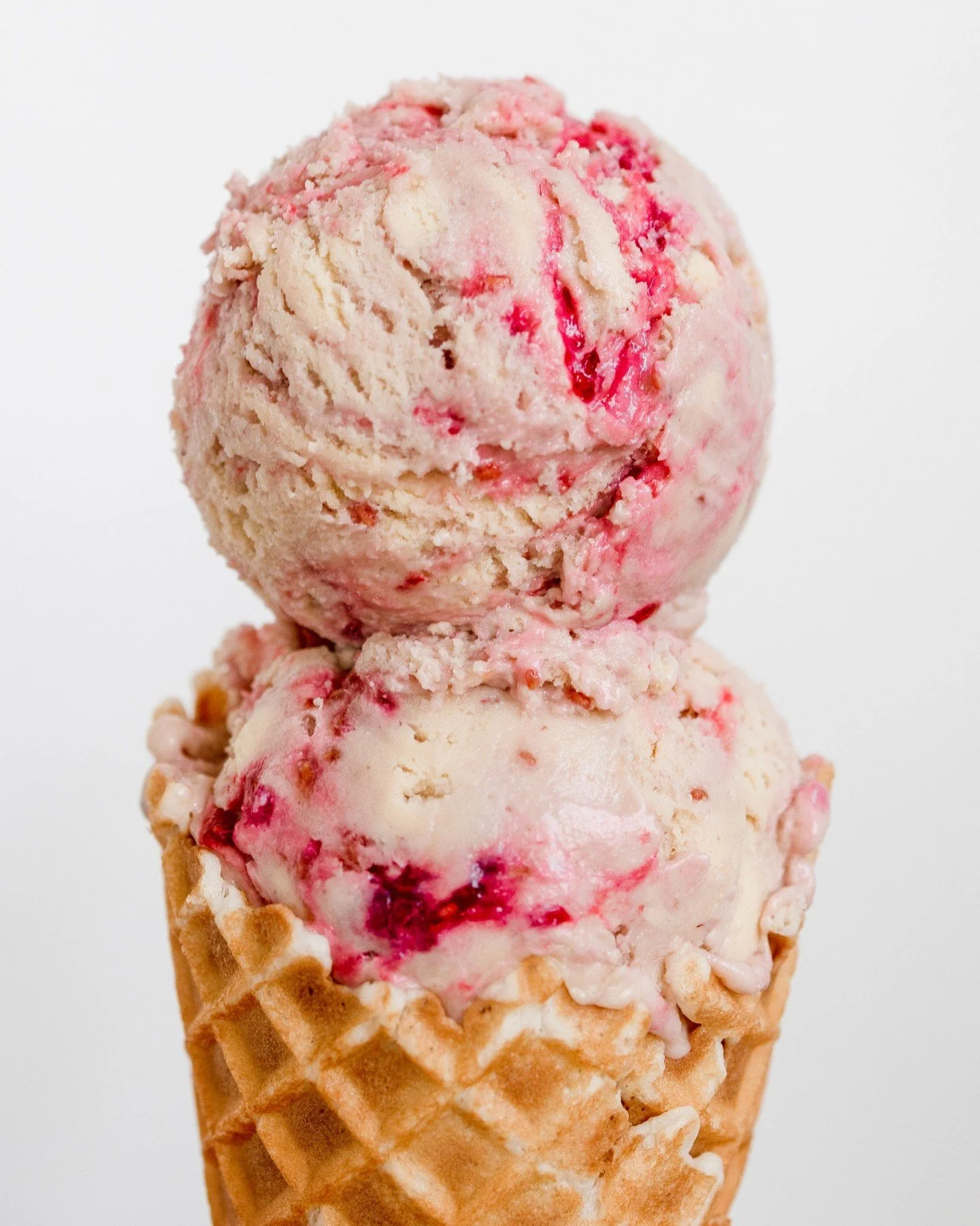 Salty, smooth peanut butter links up with jammified raspberries to make Peanut Butter &amp; Jam, one of our most talked about rotating flavours. Have you tried it?