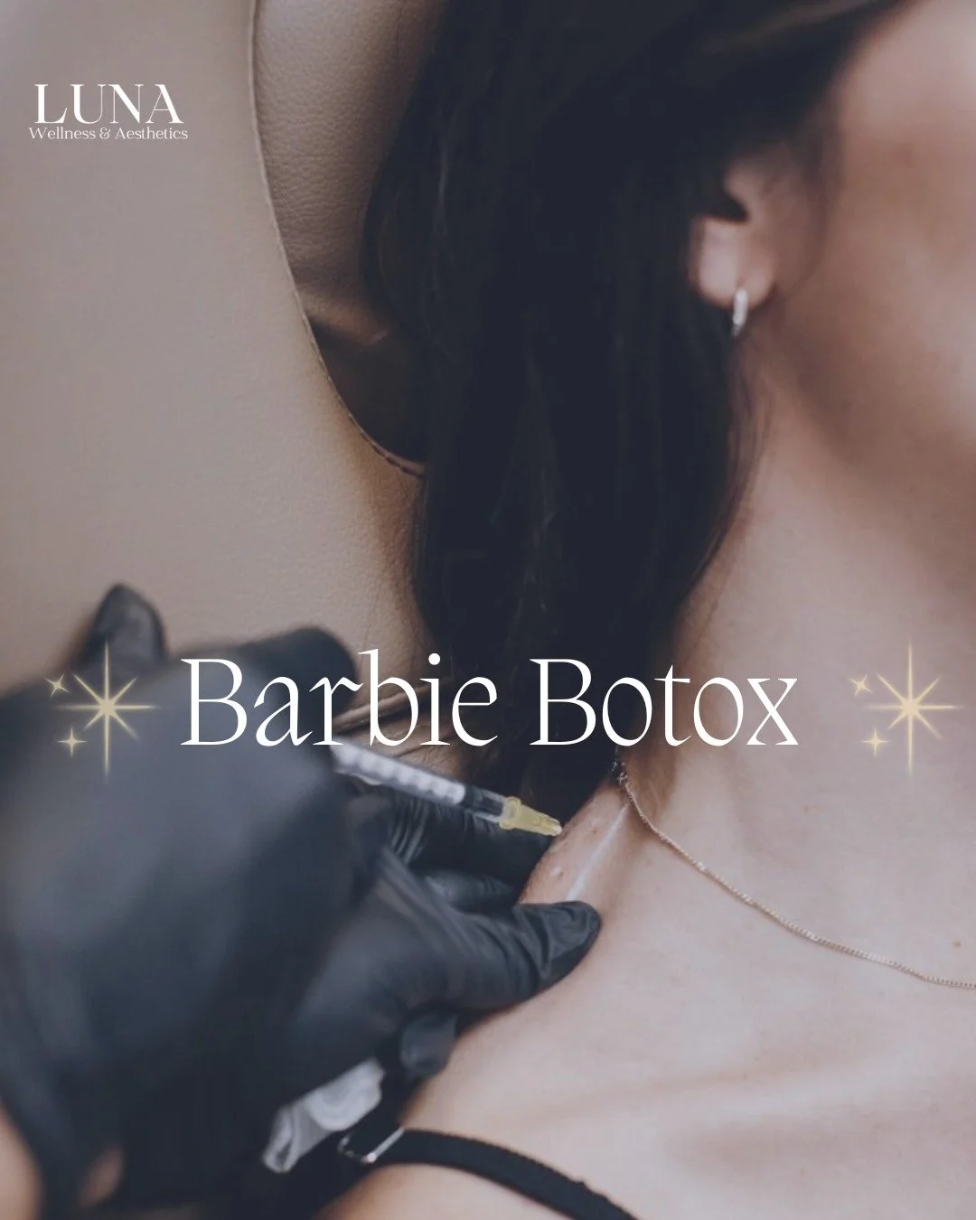 ✨ Introducing Barbie Botox ✨
A treatment designed to relax the trapezius muscles in your neck + shoulders. The result?
💆&zwj;♀️ Eased tension and reduced tightness
🙆&zwj;♀️ Relief from stress-related shoulder pain
👗 A longer, slimmer-looking neckl