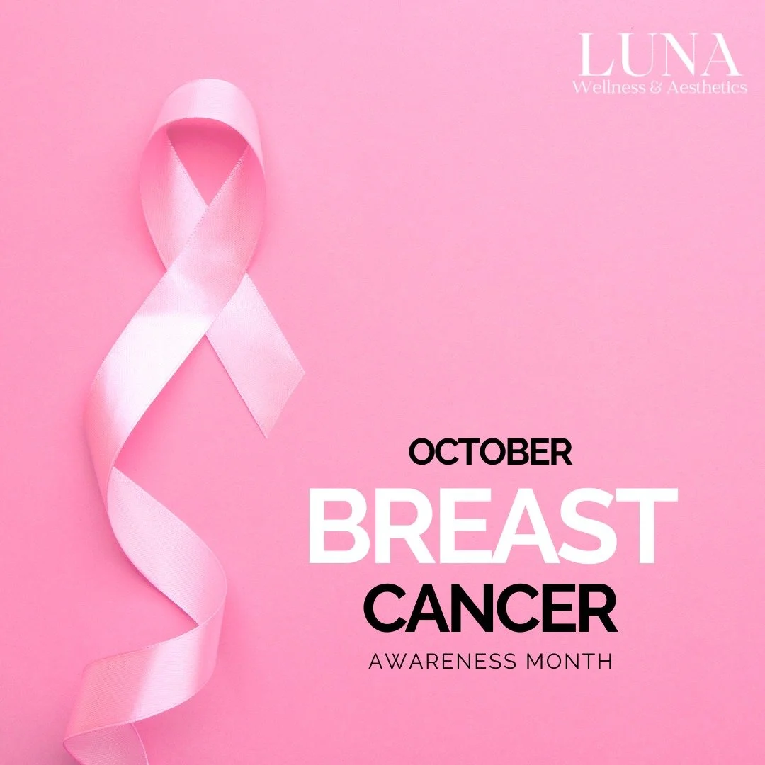 🎀 October is Breast Cancer Awareness Month&mdash;a time to honor survivors, support those currently fighting, and remember the loved ones we&rsquo;ve lost. At Luna Wellness &amp; Aesthetics, we stand with the incredible women and families touched by