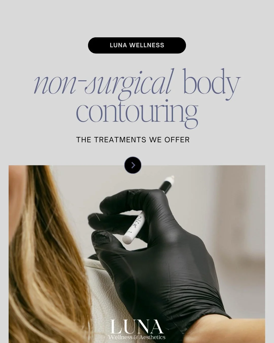 ✨ Let&rsquo;s talk Body Contouring at Luna ✨

Whether you&rsquo;re looking to tighten, tone, or smooth &mdash; we have advanced, non-surgical treatments to help you reach your body goals. 💪

💎 EvolveX &mdash; Targets stubborn fat, tightens skin, an