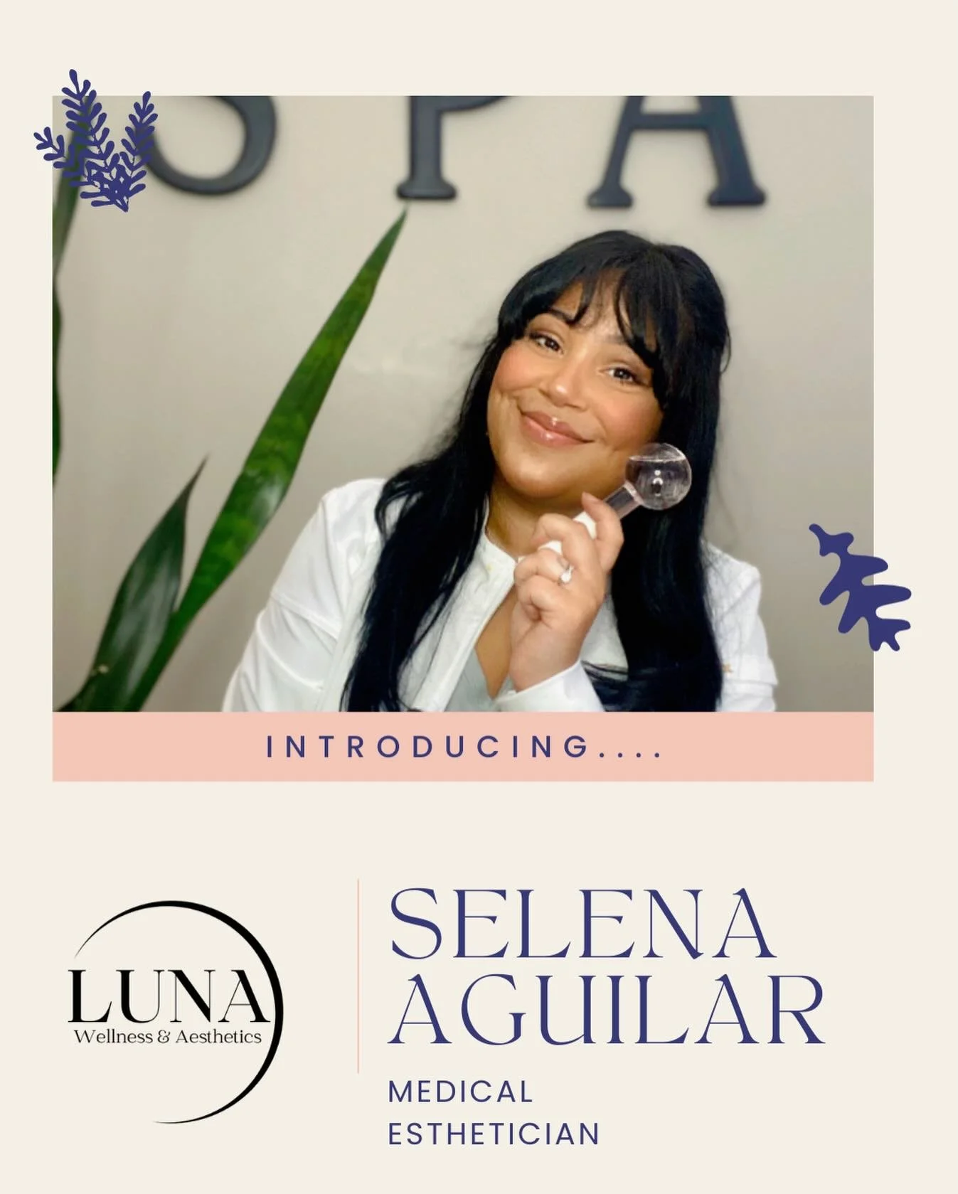 ✨ Meet Selena ✨
We&rsquo;re so excited to welcome Selena to the Luna family as our newest esthetician! She brings a passion for skin health, glow-boosting treatments, and personalized care &mdash; and she&rsquo;ll be available soon for facial booking