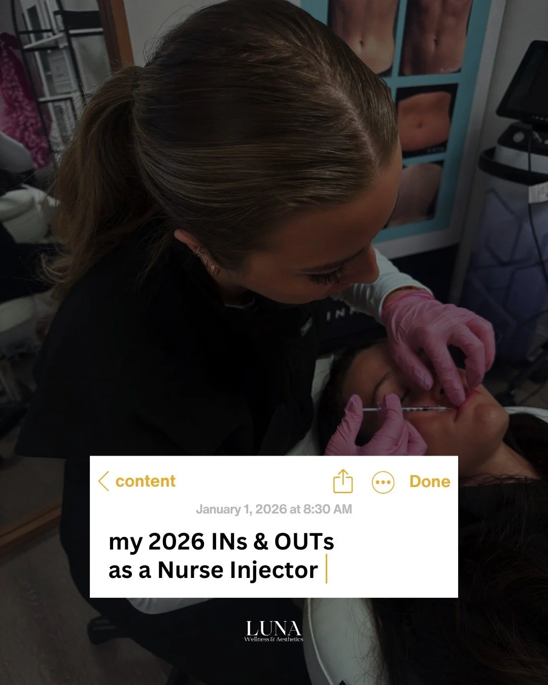 2026 energy ✨

As a nurse injector, this year is about refinement &mdash; not excess.
About knowing when to treat, when to pause, and when to say no.

It&rsquo;s choosing education over trends, anatomy over algorithms, and long-term skin health over 