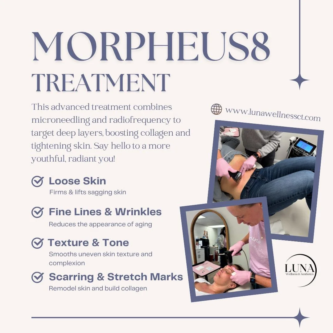 ✨ Tighter skin. Smoother texture. Real collagen remodeling. ✨

Morpheus8 is one of our favorite treatments for patients wanting noticeable skin rejuvenation without surgery. By combining microneedling with radiofrequency energy, Morpheus8 works deep 
