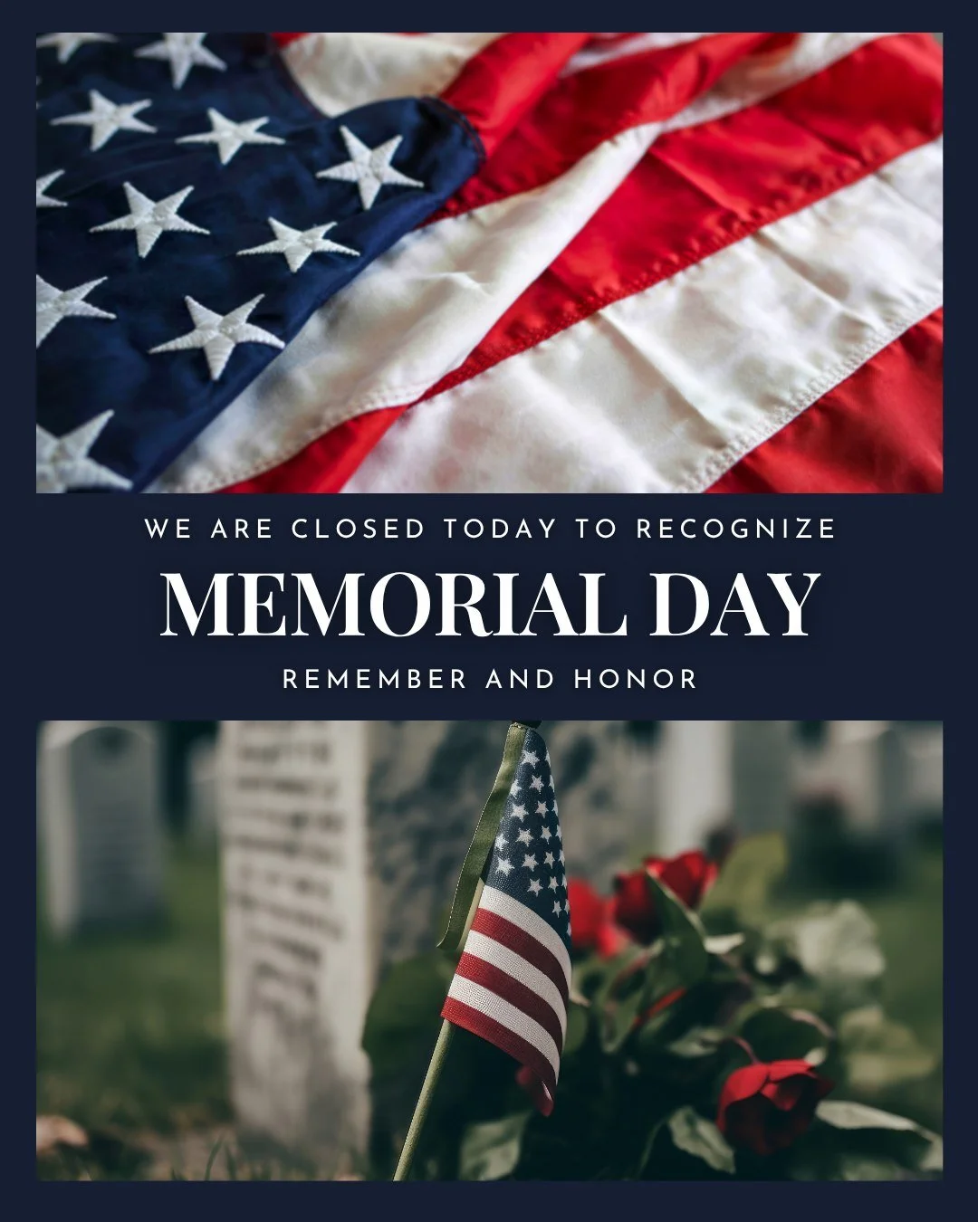 In honor of Memorial Day, Luna Wellness &amp; Aesthetics will be closed as we take time to remember and honor the brave men and women who made the ultimate sacrifice for our country. 🇺🇸🤍

Wishing everyone a safe and restful holiday weekend. We wil
