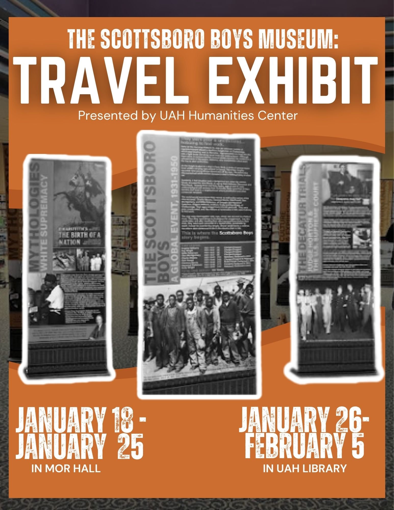 Travel exhibit: University of Alabama Huntsville 