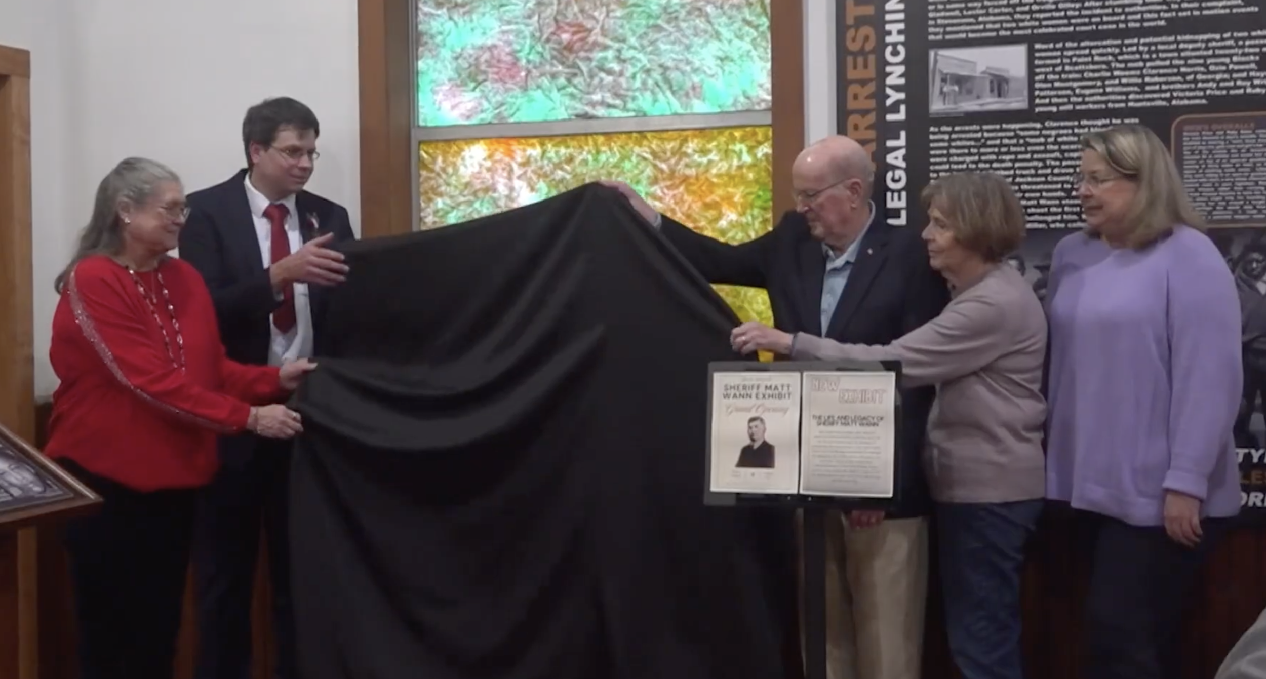 Sheriff Matt Wann exhibit opens at Scottsboro Boys Museum, Fox54, 9 January 2026 