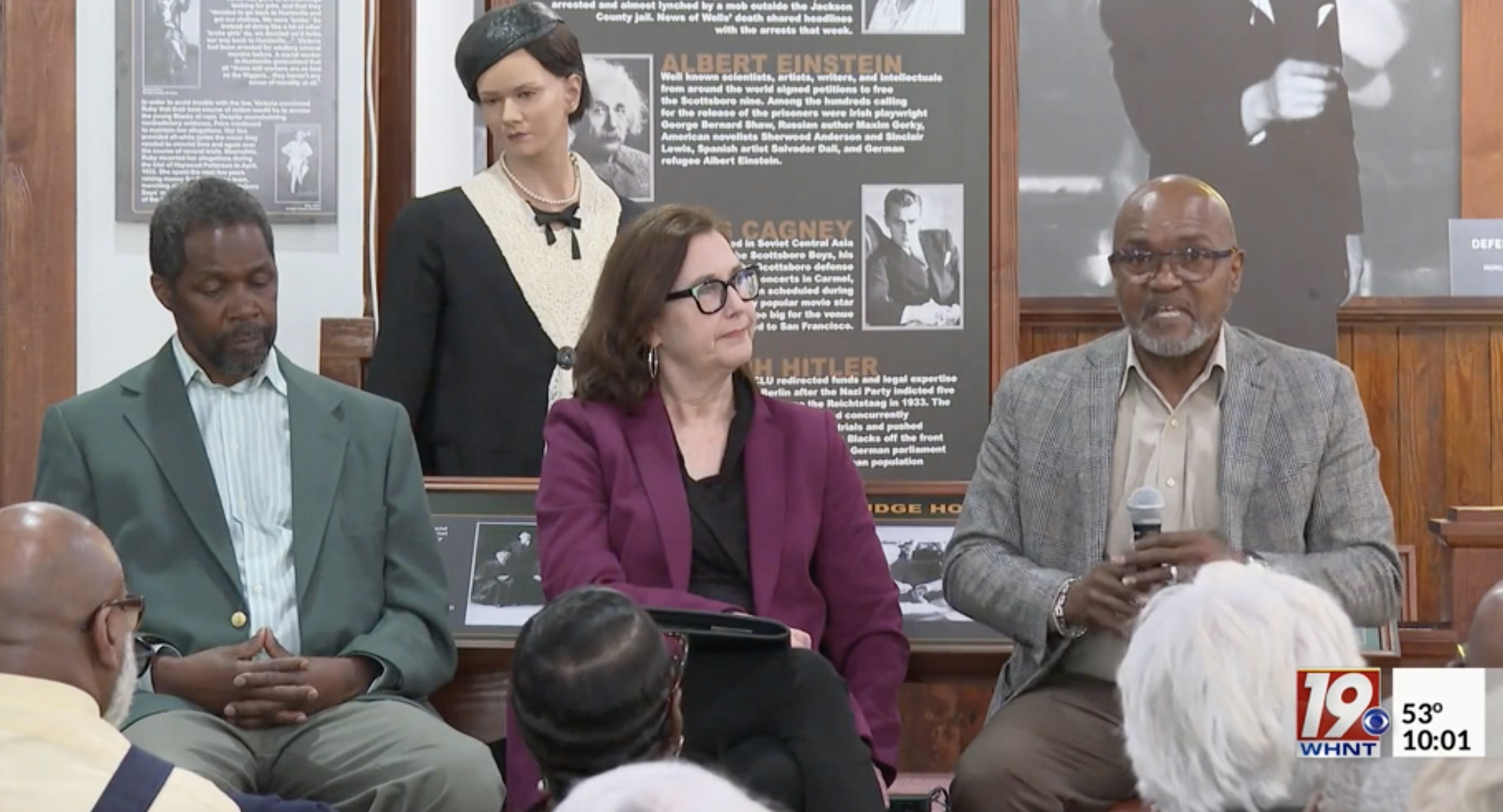 Memorial event held to mark 95th anniversary of Scottsboro Boys arrest, WHNT, 28 March 2026