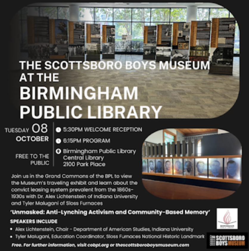 Discussion on Anti-Lynching Activism and Community-Based Memory, Birmingham Library Public Blog, 8 October 2024