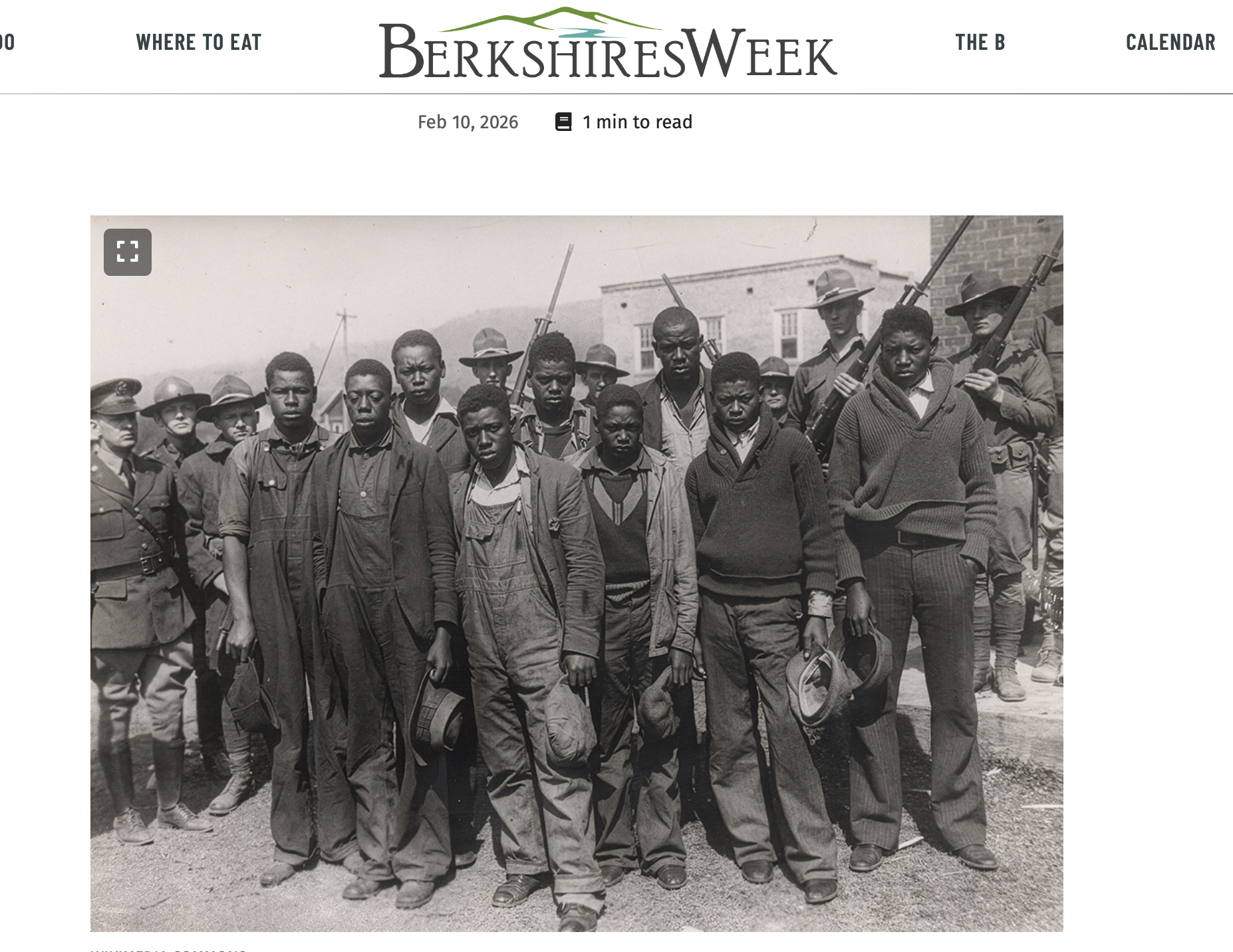 Reflect on the Scottsboro case and its lasting legal legacy, Berkshires Week, 10 February 2026
