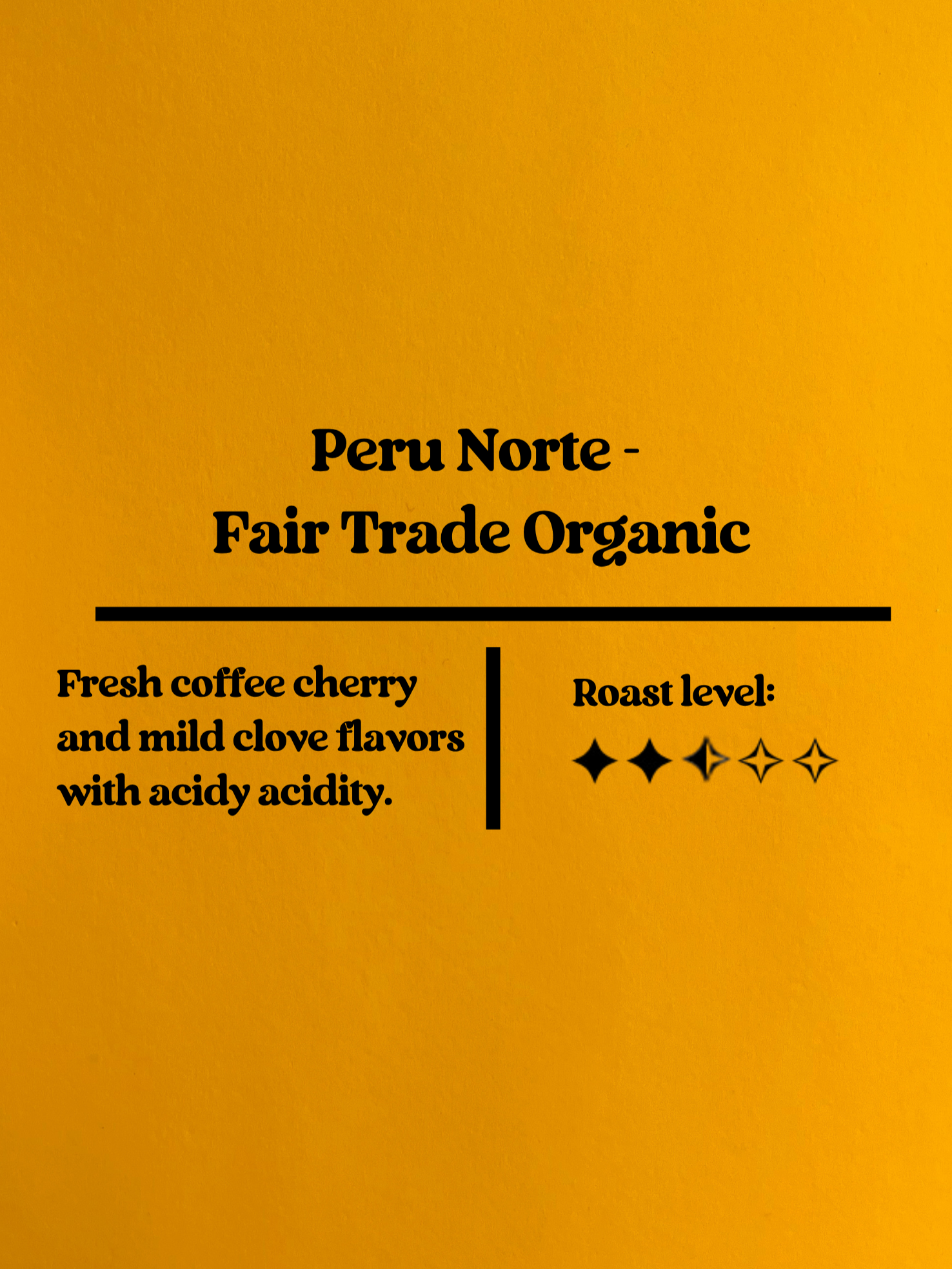 5 lb. Bag - Peru Norte FTO