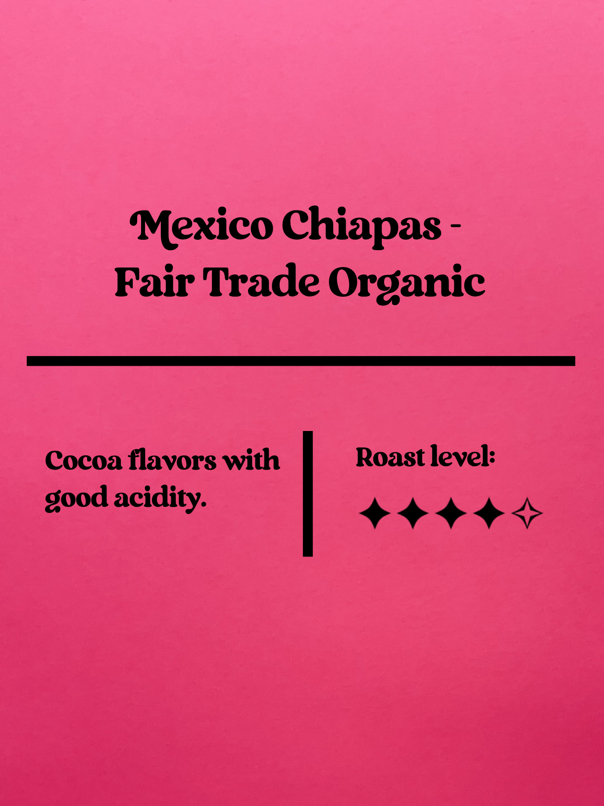 5 lb. Bag - Mexico Chiapas FTO Women Producers
