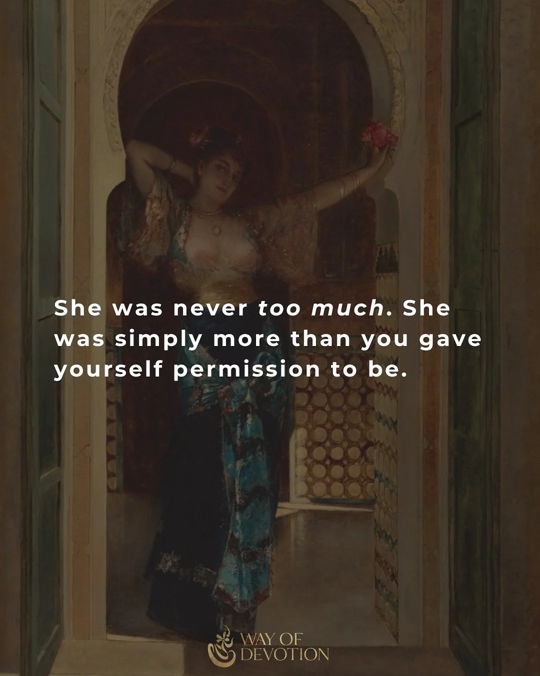 There are women who reflect us back to ourselves, the ones who help us see who we already are.

And then there are women who disrupt something in us through the gravity of their very presence. 

A woman who speaks her truth without softening it to be