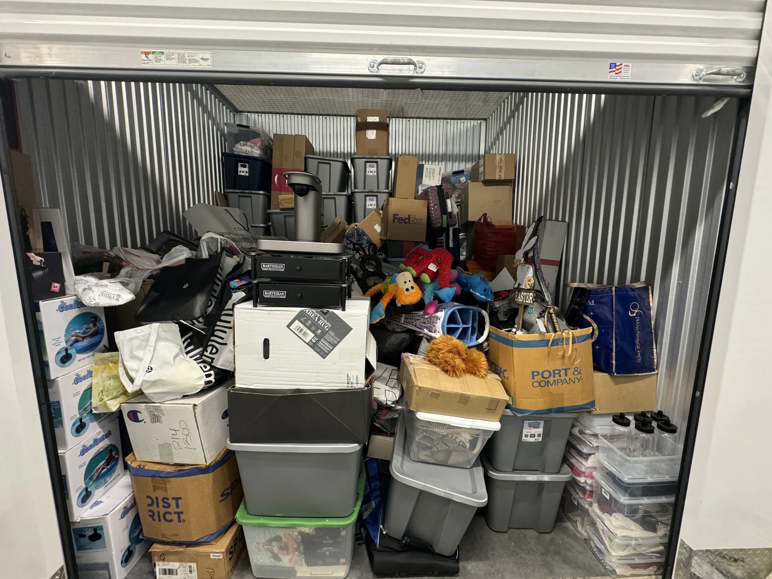 Storage Unit Organization