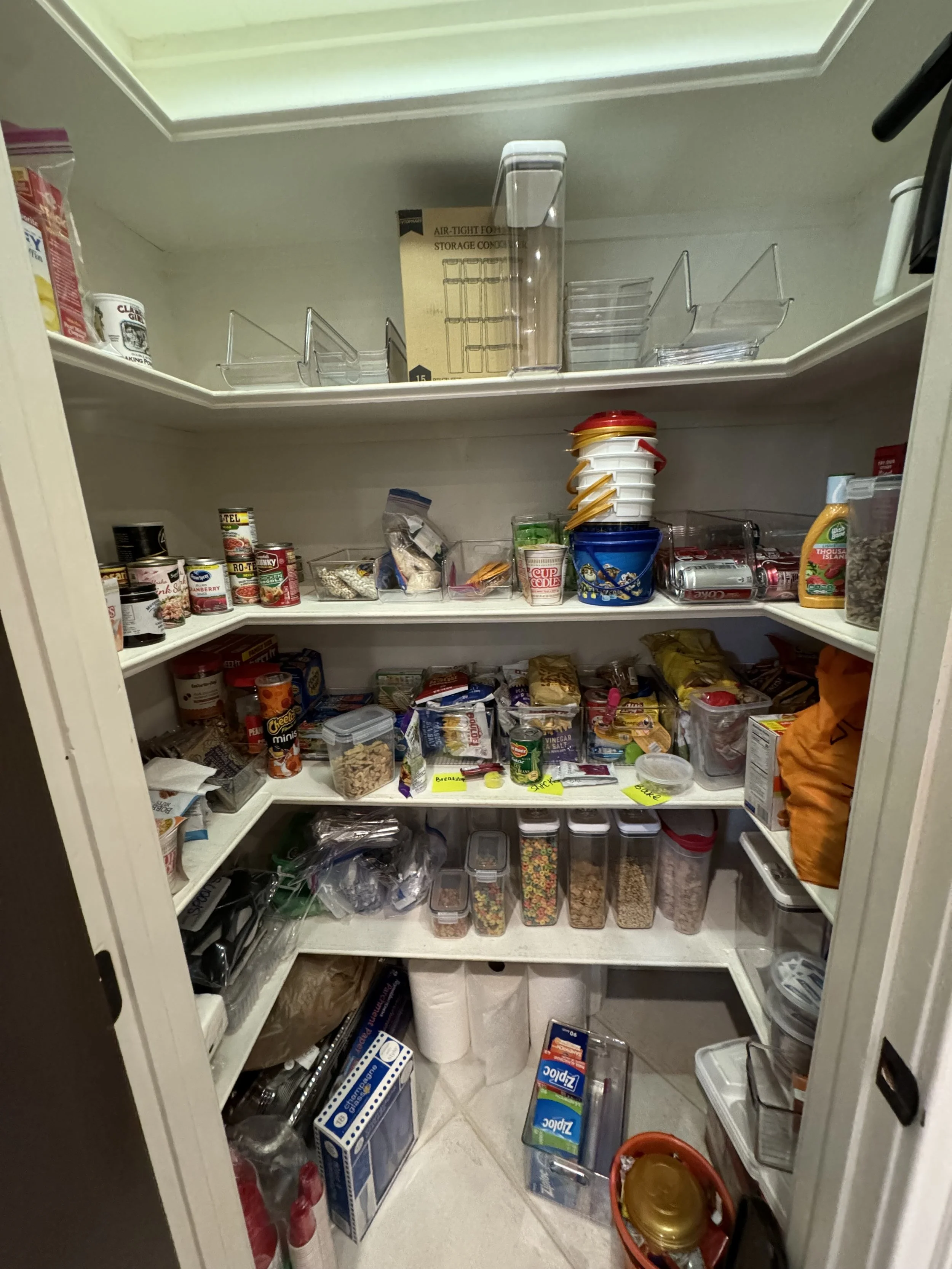 kitchen pantry organization