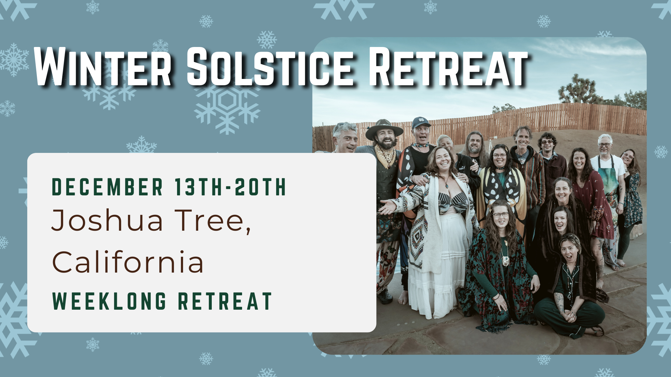 Winter Solstice Weeklong Ayahuasca Retreat in Joshua Tree, California