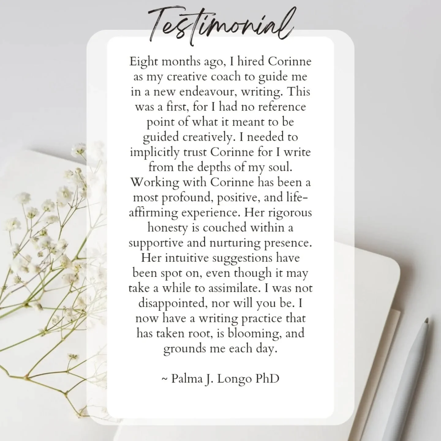 So grateful for my 1:1 creative coaching clients! I learn so much through supporting these beautiful, soulful, and wildly creative individuals. 

I'd love to help you unearth your creative dreams, hone in on an idea, talk about ways to move past bloc