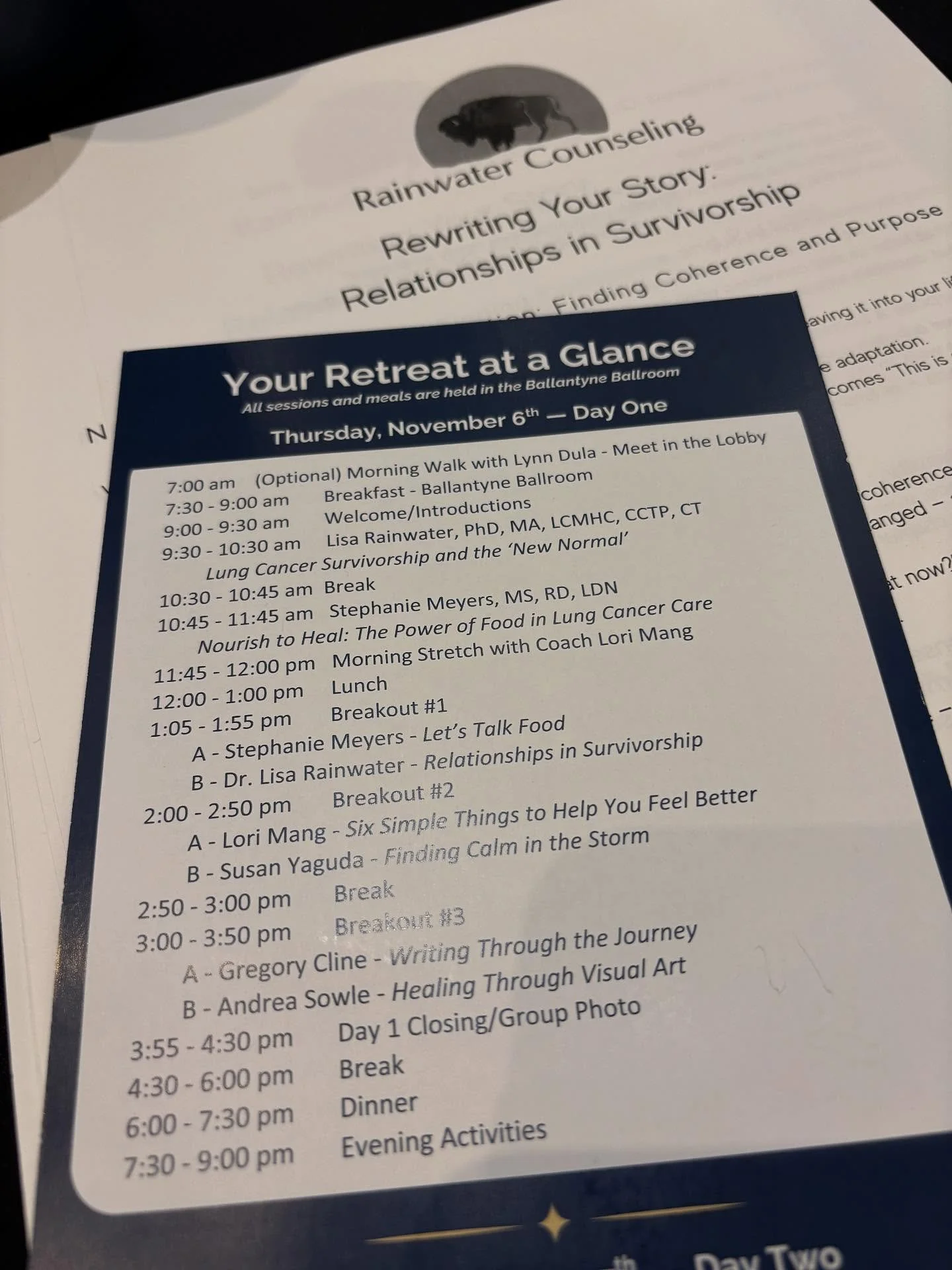 Honored to be presenting at this year&rsquo;s @livelung1 Retreat! Such a wonderful community of lung cancer survivors, caregivers, and advocates finding inspiration and comfort with #onevoice #survivorship #caregiver