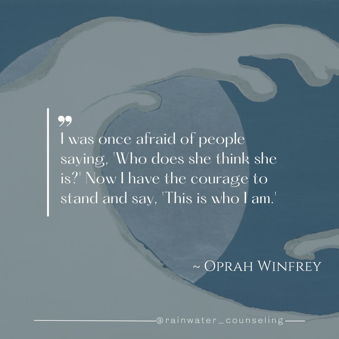 "I was once afraid of people saying, 'Who does she think she is?' Now I have the courage to stand and say, 'This is who I am.'" 
~Oprah Winfrey

Kunst: Waves and sun from Momoyogusa&ndash;Flowers of a Hundred Generations (1909) by Kamisaka 