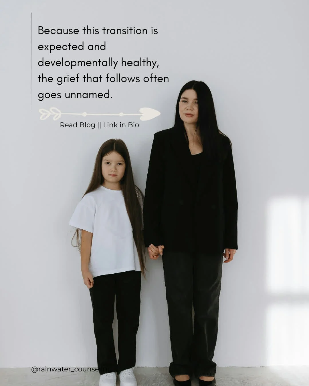 Because this transition is expected
and developmentally healthy,
the grief that follows often goes unnamed.

This is Disenfranchised Grief: 
loss that isn't socially recognized
or publicly mourned.

Nothing is "wrong."

And still, something