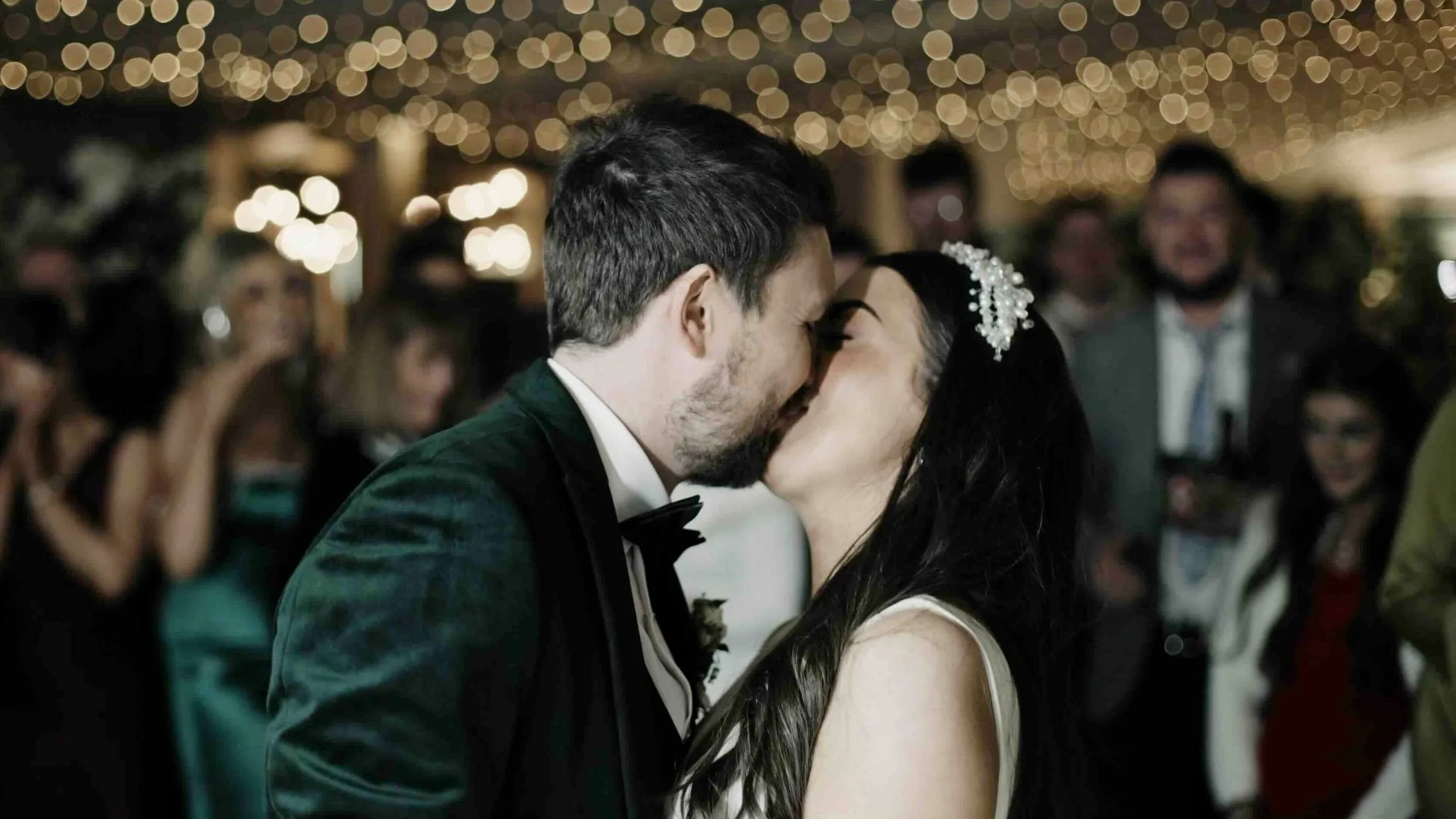 Cinematic wedding film still from Gemma and Justin's wedding by Pine-Tree Weddings Northern Ireland