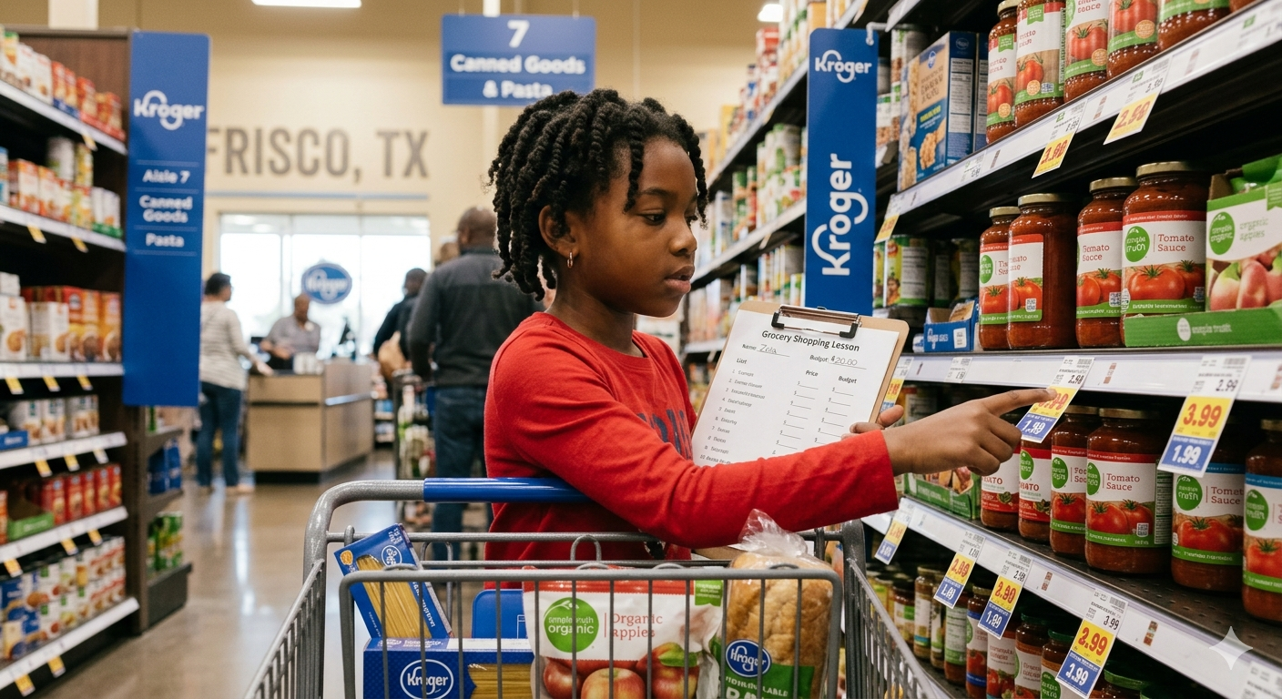 Grocery Store Shopping at Kroger
