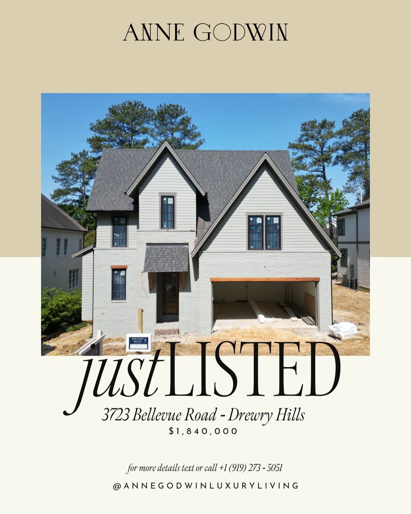 JUST LISTED in Drewry Hills, just steps away from North Hills! 

Schedule a tour of this @speightbuilt home designed by @frusteriodesign 

This home has everything you need and more - for more info or to schedule a private tour send us a dm or call/t