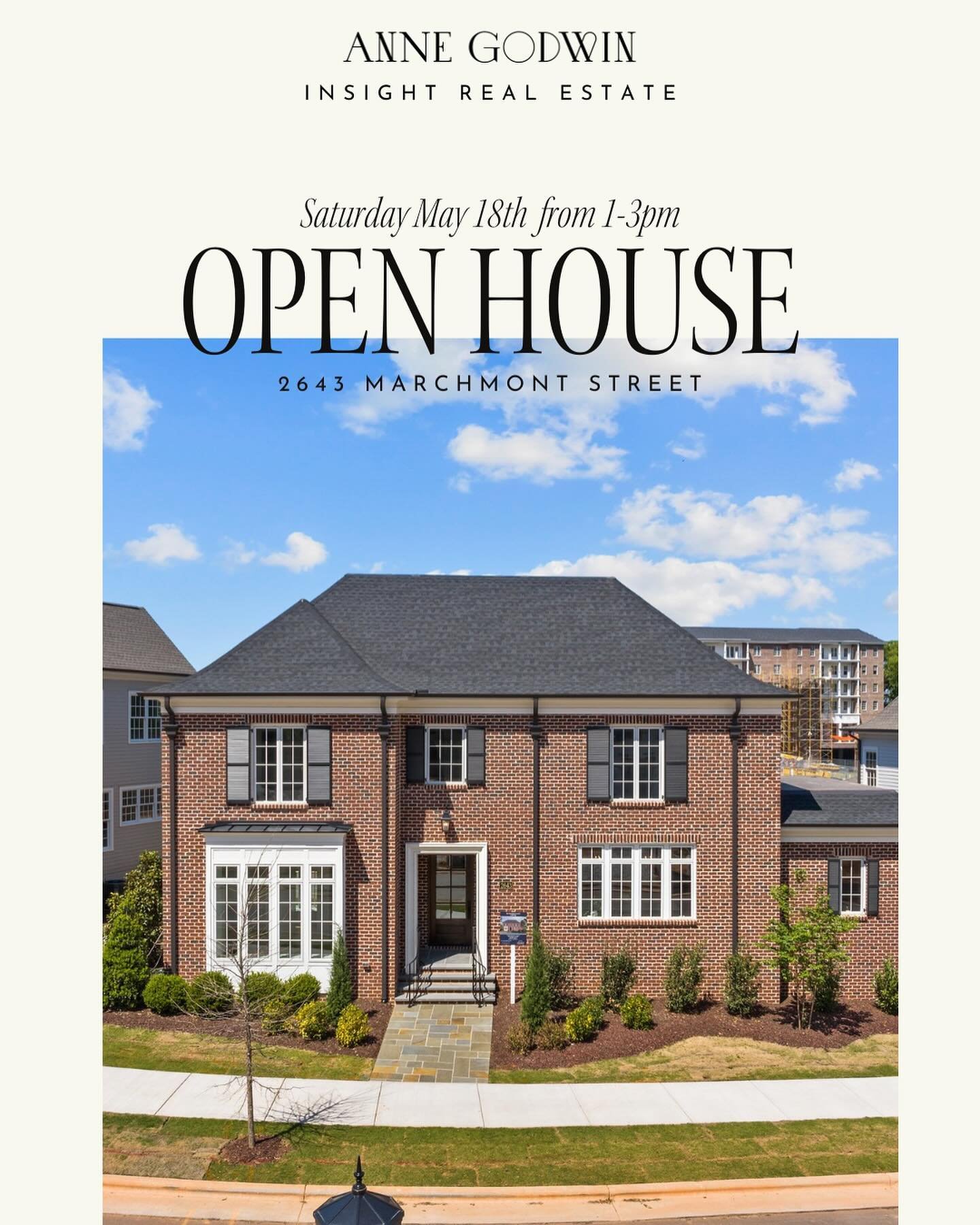 O P E N  H O U S E  tomorrow at 2643 Marchmont Street in Budleigh East from 1-3pm!

Come tour the beautiful homes by @legacycustomhomesnc and say hello to @_jordan_mckenzi @briedimino with the @caulgroup 🏡

Listed by @insightraleigh @emcrealtor @ann