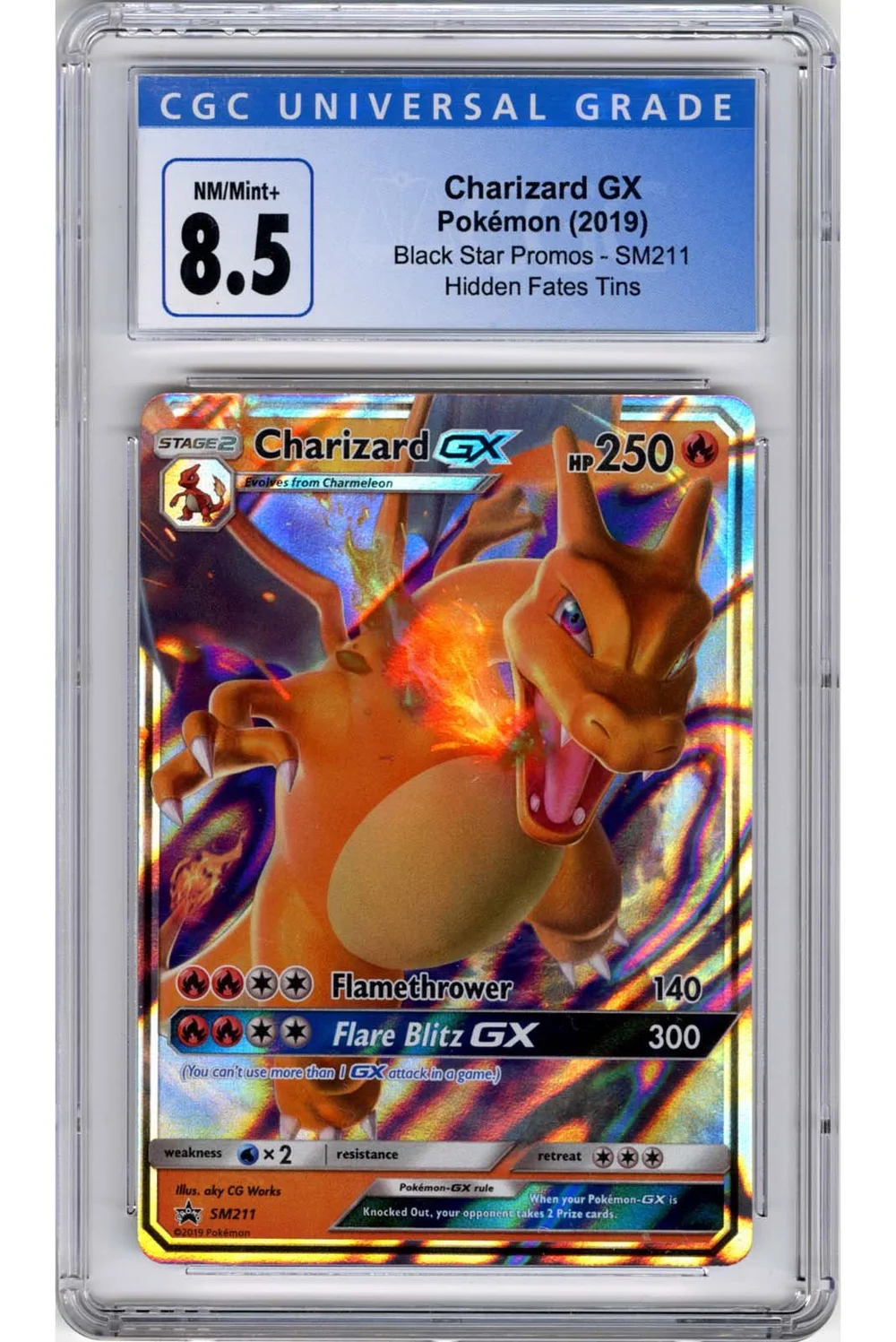 Charizard GX Sun & Moon: Black Star Promos SM211 Stone Town Collectibles Charizard GX Sun & Moon: Black Star Promos SM211 Stone Town Collectibles