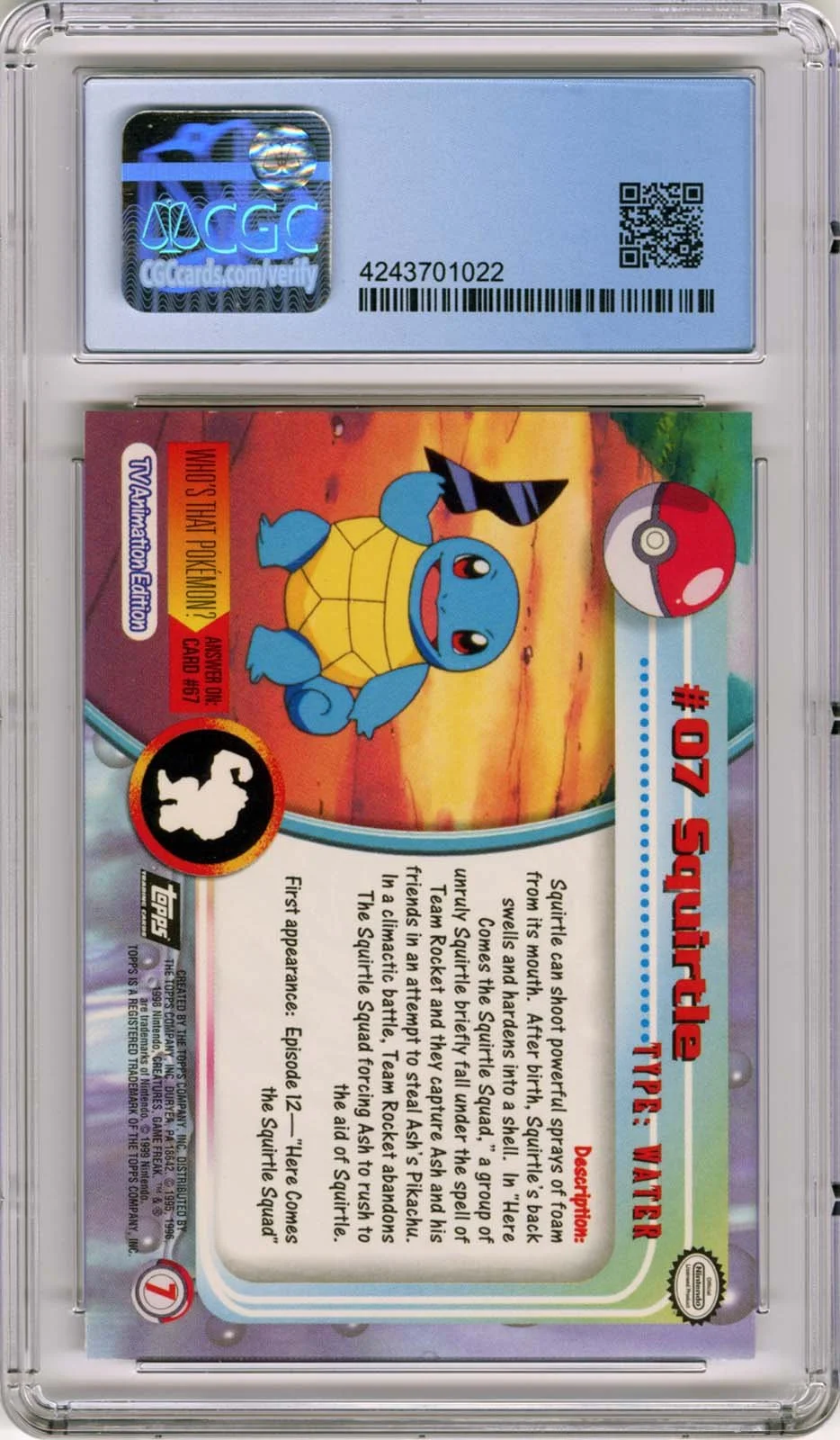 squirtle pokemon card first edition Squirtle · Base Set First Edition #63(Shadowless) main image 1