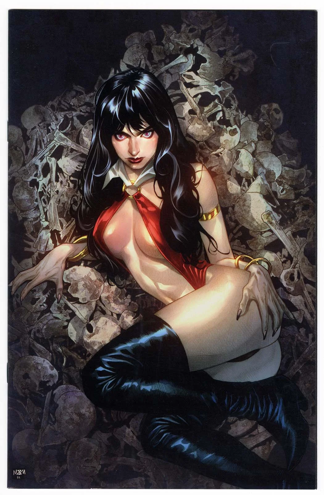 Vengeance of Vampirella #25 (2021) Virgin Variant Cover M