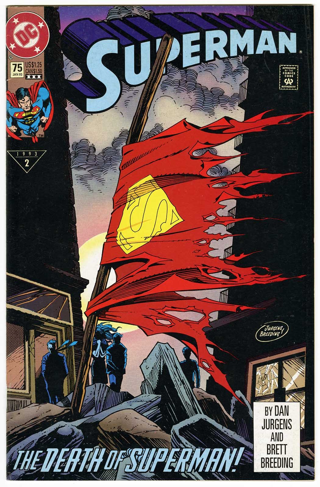 Superman #75 (1993) 3rd Printing