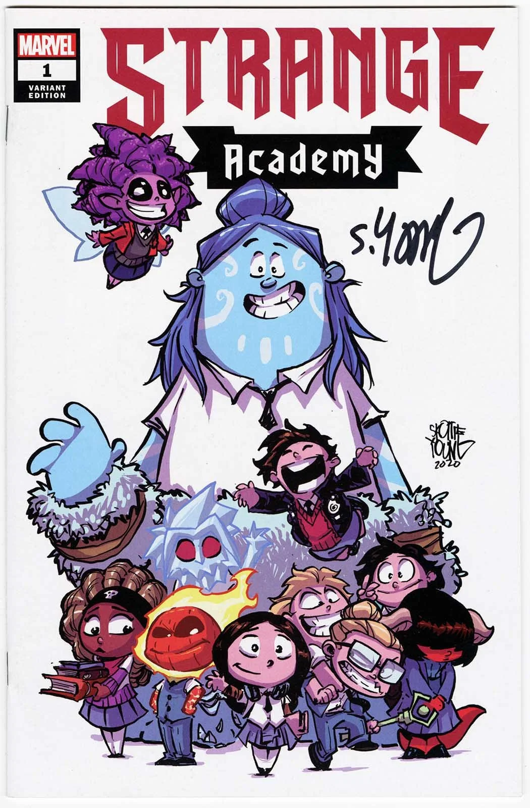 Strange Academy #1 (2020) SkottieYoung.com EXCLUSIVE variant Signed