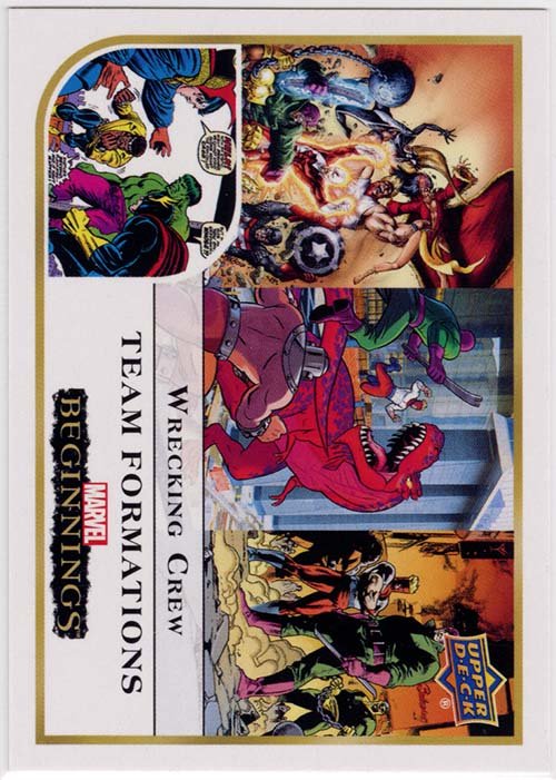 Upper Deck Marvel Beginnings: Team Formation #3