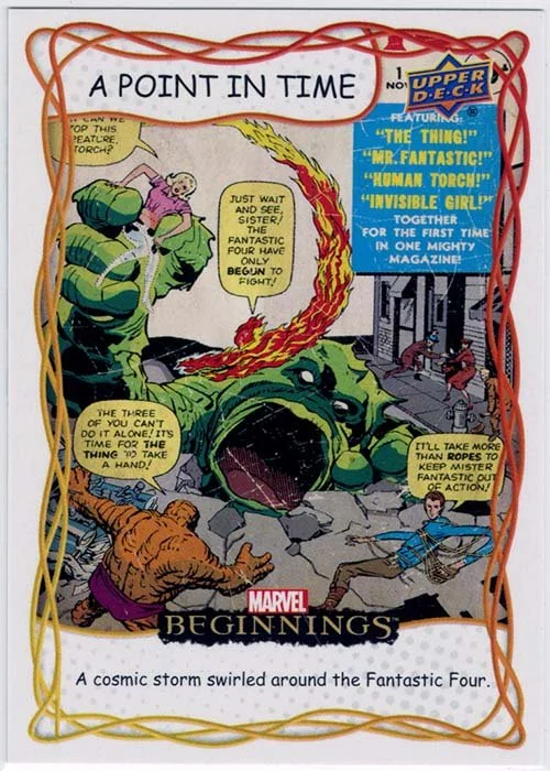 Upper Deck Marvel Beginnings: A point in Time PT#11 Fantastic Four
