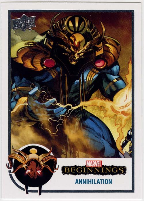 Upper Deck Marvel Beginnings: Base Set #180 Annihilation