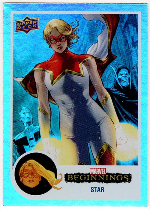 Upper Deck Marvel Beginnings: Rainbow Base Set #178 Star